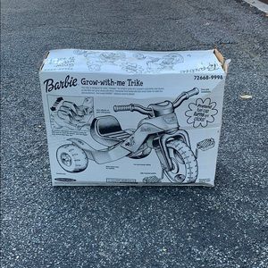 Barbie grow-with-me trike